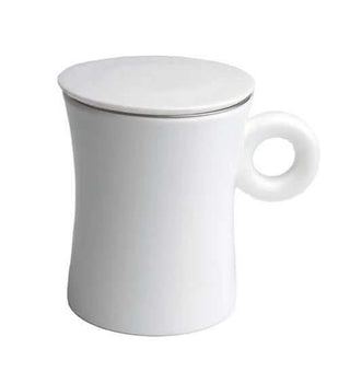 Kräuterteetasse mit Edelstahlsieb „Leia", 0,3 l, 3tlg., Bone China 