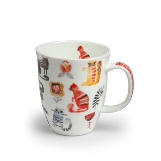 Bone China Bcher "Kira" mit Katzenmotiv, 0,35 l