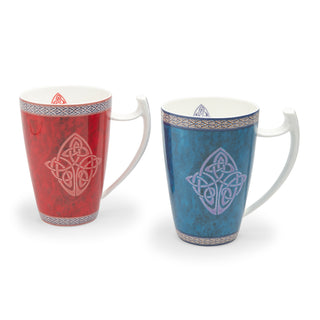 Mega Becher "Celtic", 0,5 l, rot, Bone China