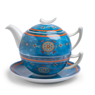 Tea-for-one "Agadir", 0,5 l/0,25l, Bone China, 4 tlg