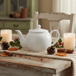 Porzellan Teekanne Elisabeth 0,4l - Elegante Teekanne für jeden Anlass – TeaLogic