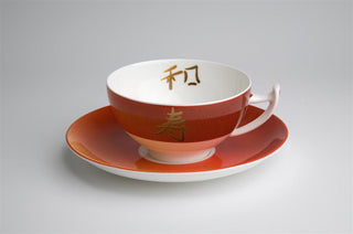 Tasse und Untertasse "Kyoto", 0,2 l, Bone China