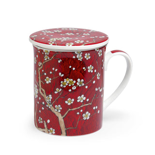 Kräuterteetasse "Tara" mit Deckel und Edelstahlsieb, 0,3 l, im Geschenkkarton