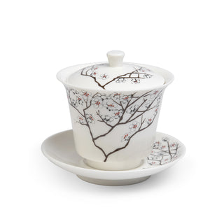 Gaiwan "White Cherry" Porzellan 120 ml
